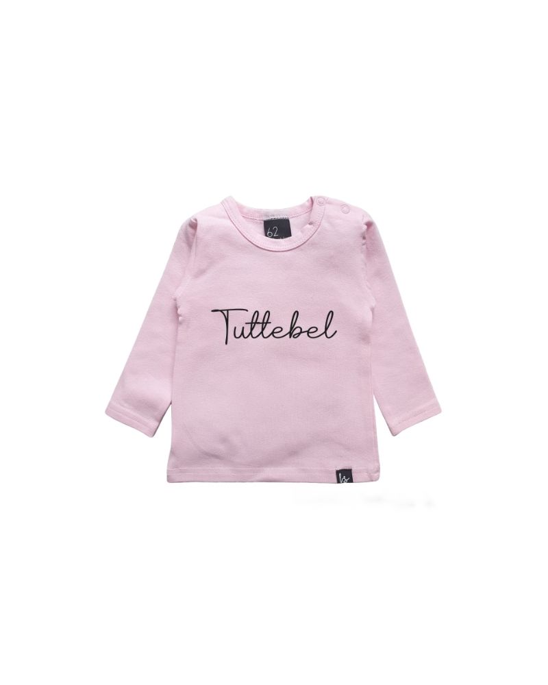 Tuttebel longsleeve shirt Roze/Zwart