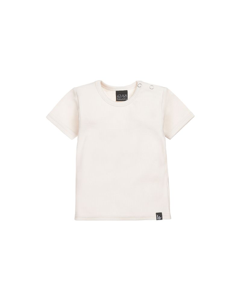 Rib beige t-shirt