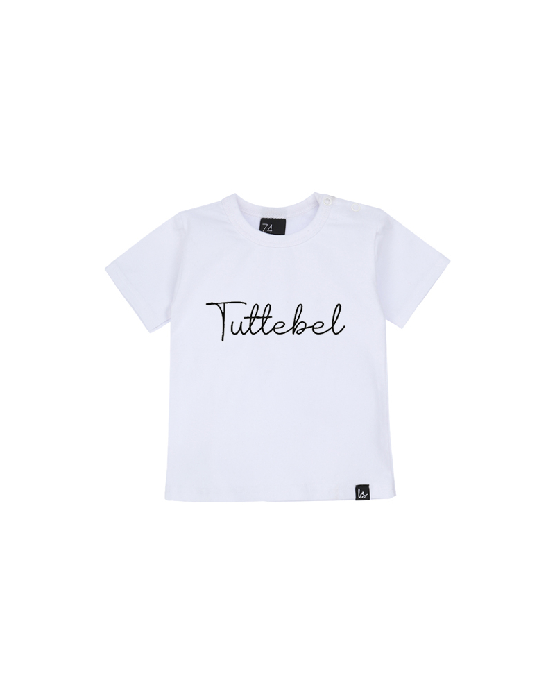 Tuttebel t-shirt wit/zwart