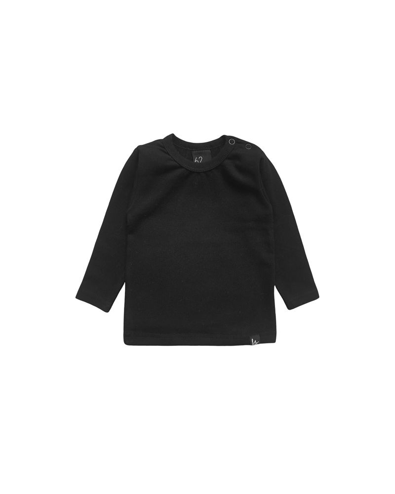 Antarctica Schilderen Karakteriseren Basic zwarte longsleeve – Babystyling.nl