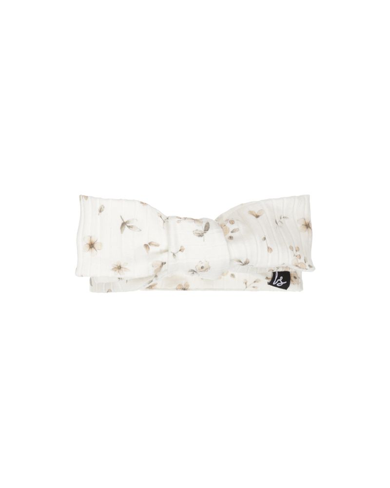 Bow haarbandje floral anna offwhite