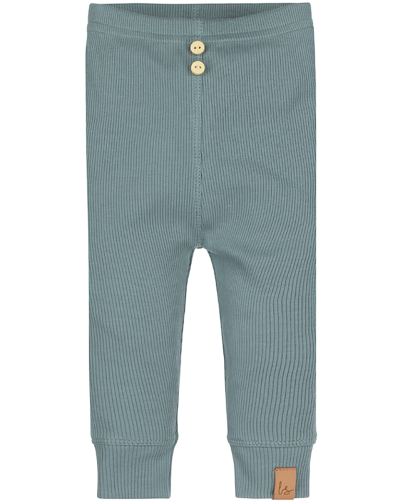 Broekje rib buttons (petrol)