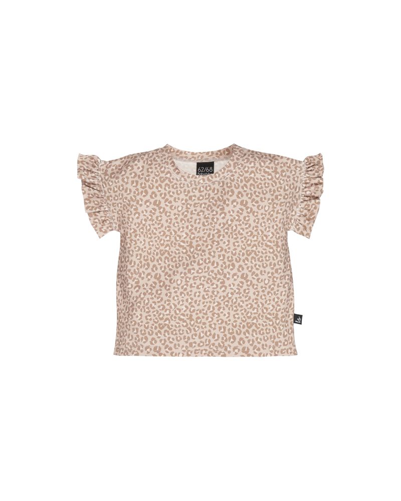 Butterfly t-shirt leopard spots small