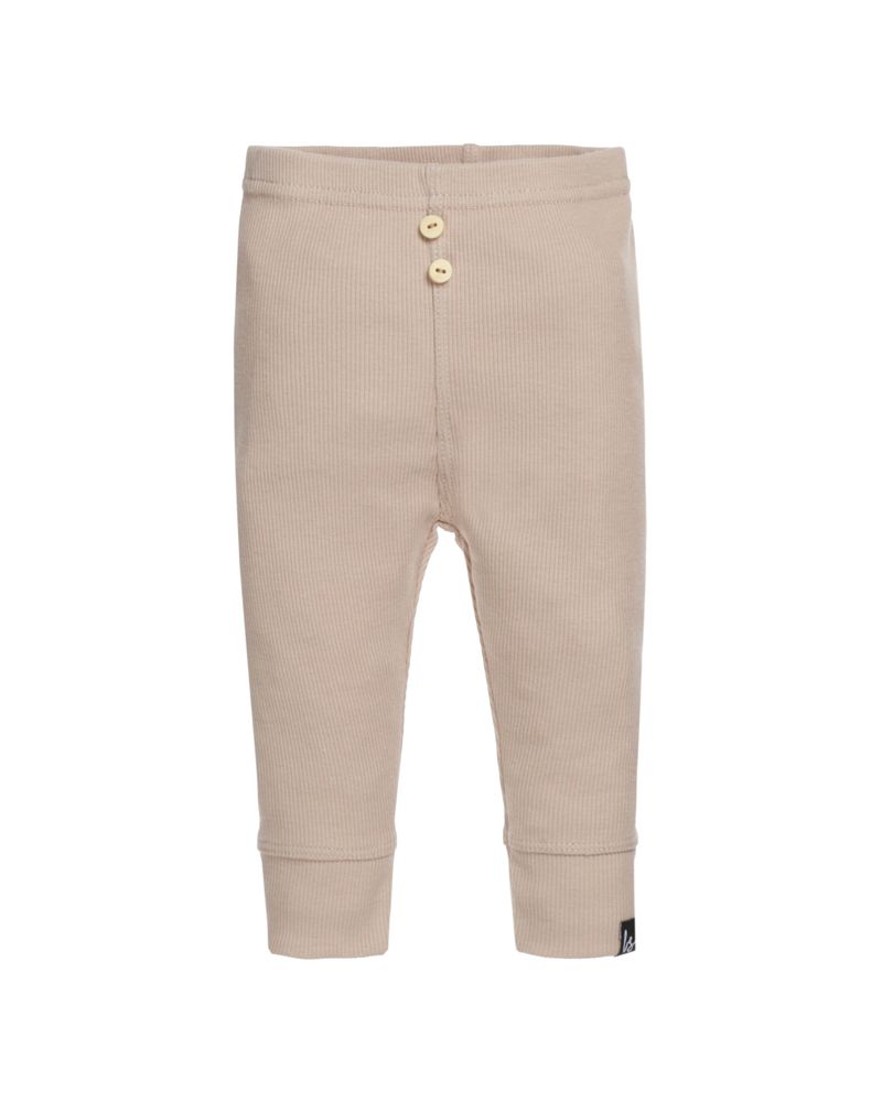 Button broekje rib (almond) 