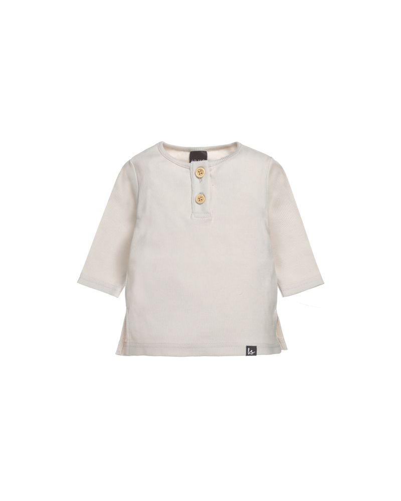 Button longsleeve rib (nude) 