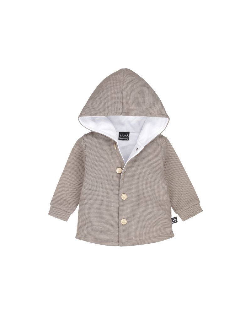 Capuchon jacket wafel light oak