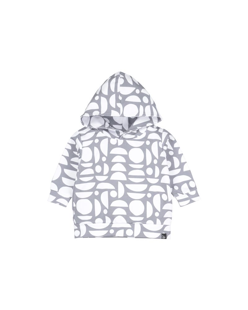 Capuchon sweater moonparty (blauw)