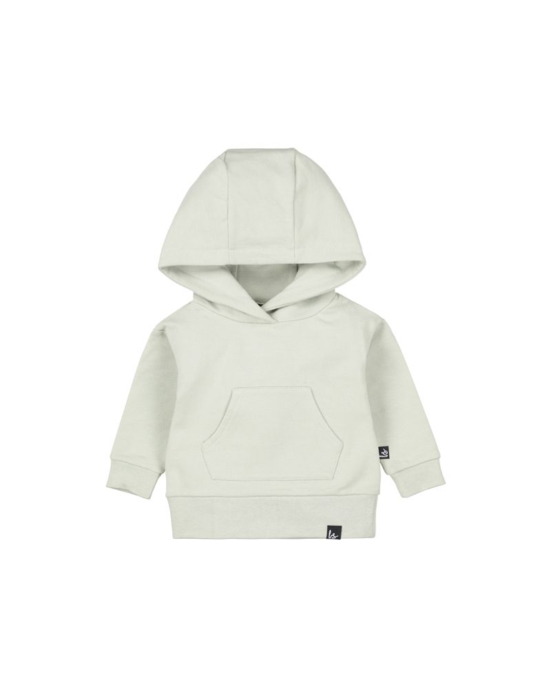 Capuchon sweater soft green