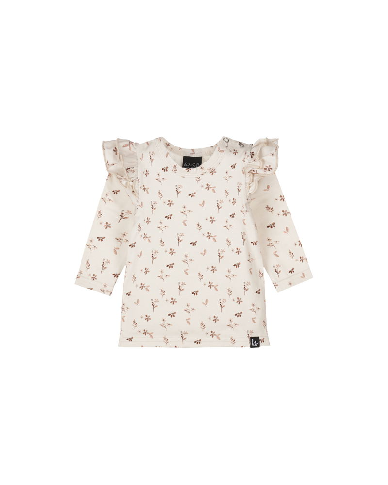 Double ruffle longsleeve flowering branch