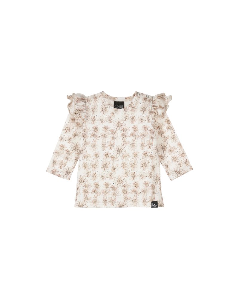 Double ruffle longsleeve jasmine