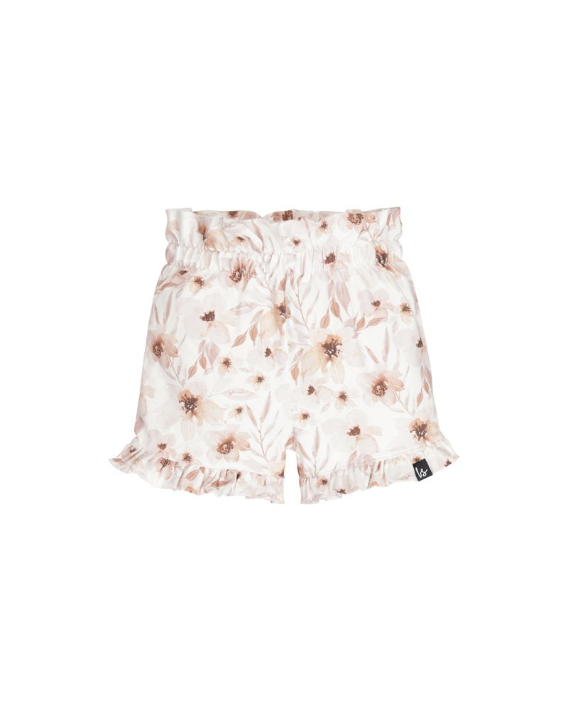 Double ruffle short flowers elle cream