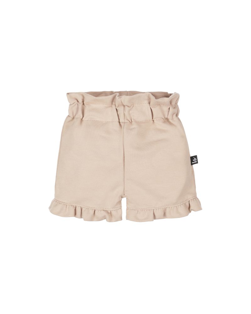 Double ruffle short (soft beige)