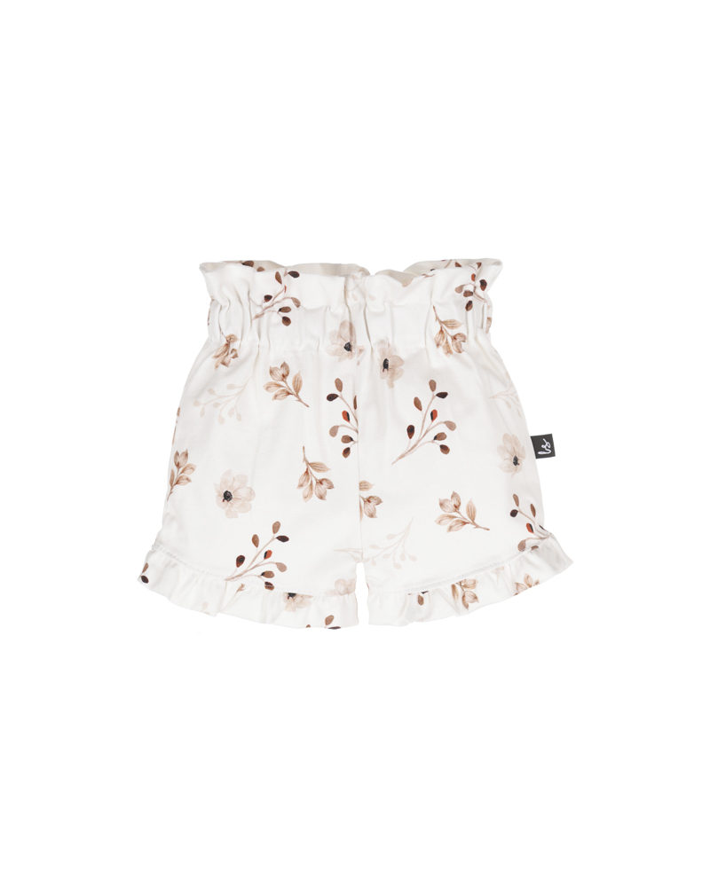 Double ruffle short soft branches