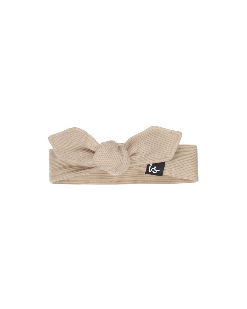 Haarbandje rib (beige)