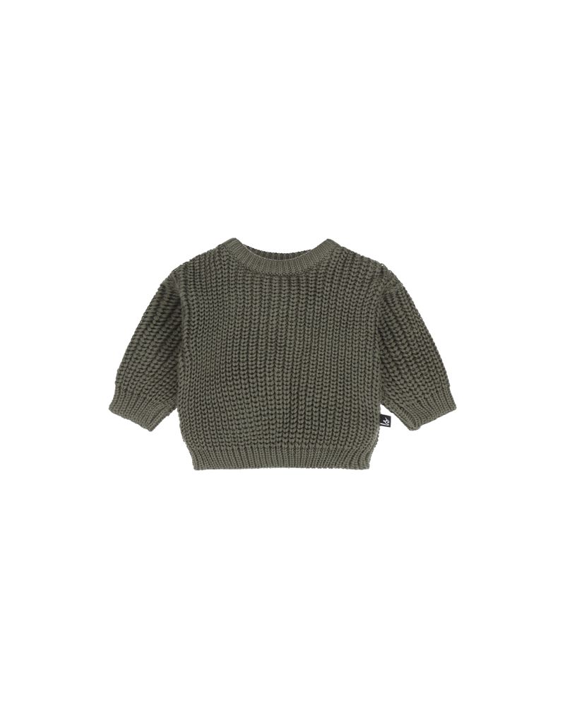 Knitted sweater (kaki)