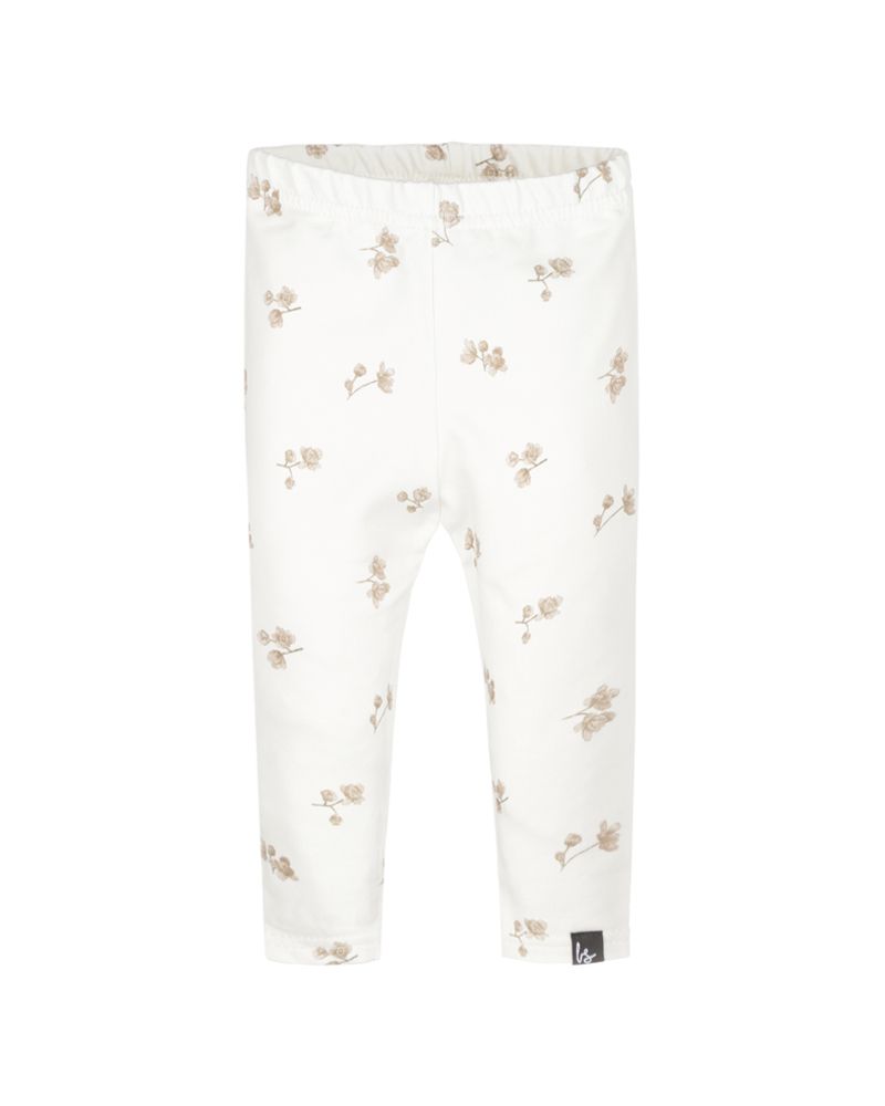 Legging neutral flower
