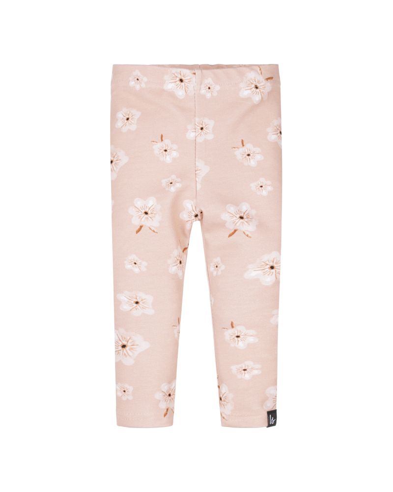 Legging rose blossom flowers (dusty pink)