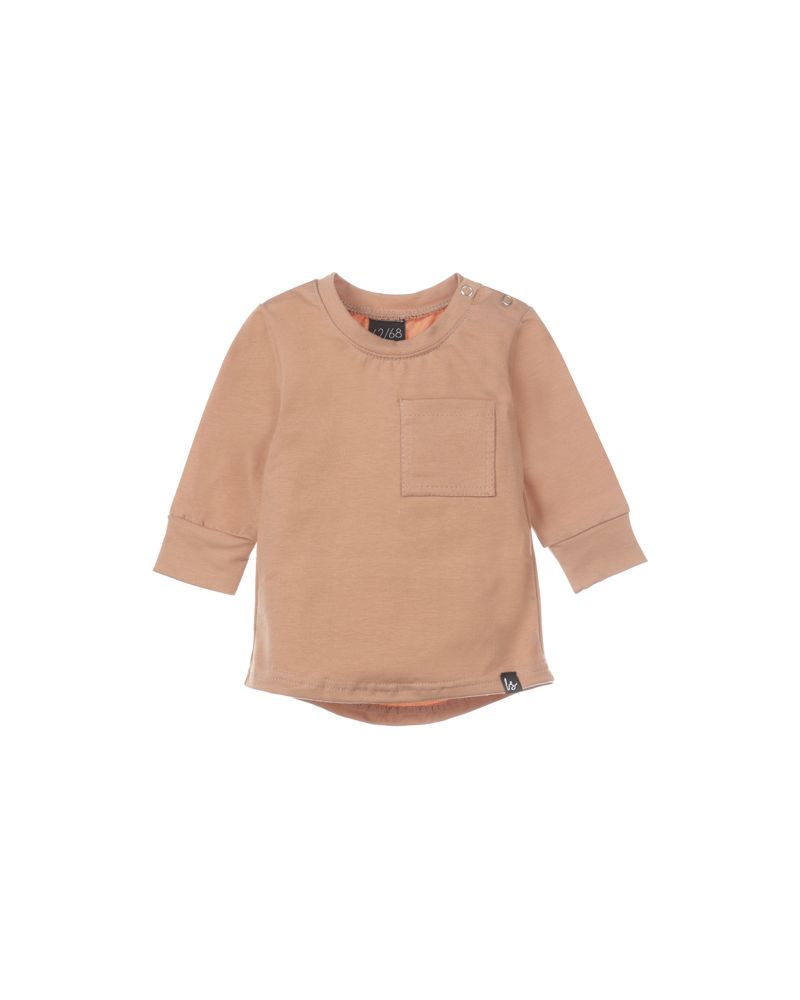 Longsleeve small pocket (camel)