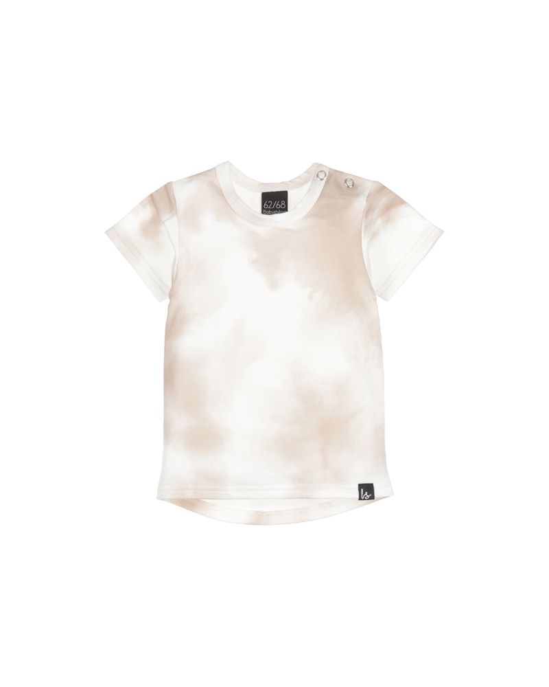 Loose fit t-shirt tie dye (sand)