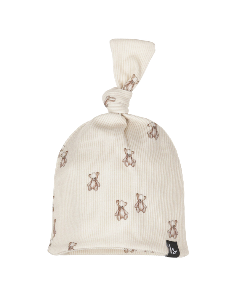 Knot mutsje teddy bear