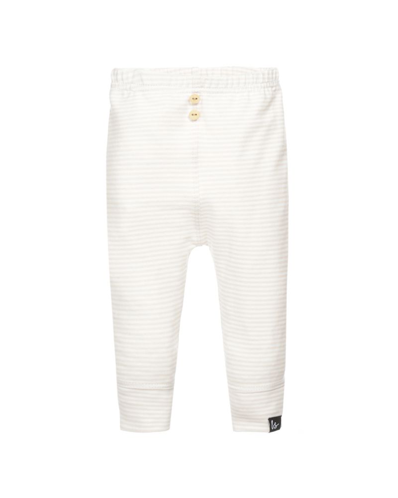 Newborn broekje streepjes (nude)
