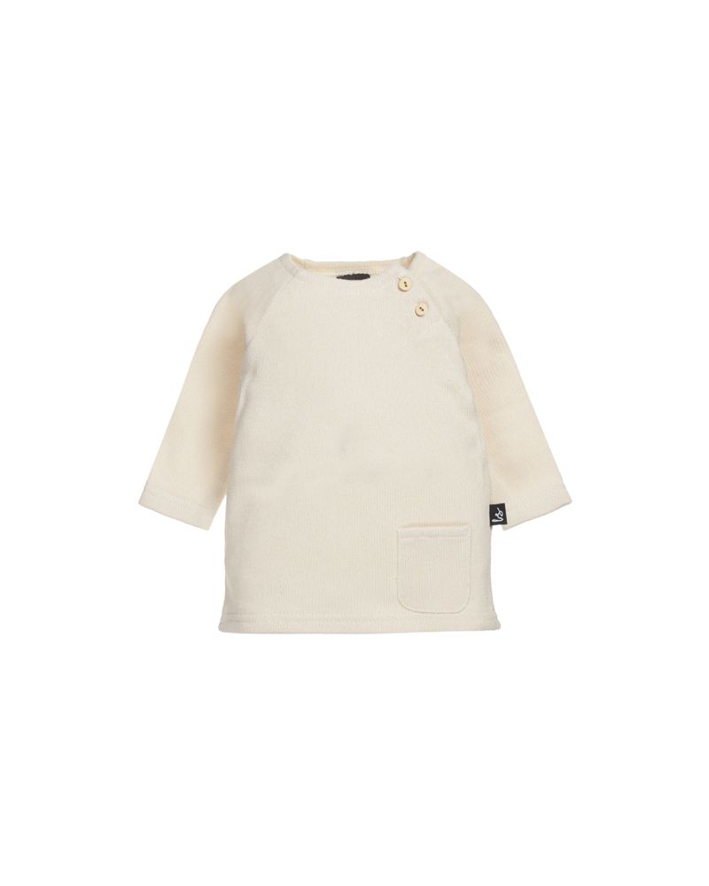 Newborn longsleeve fine knitted (sand)