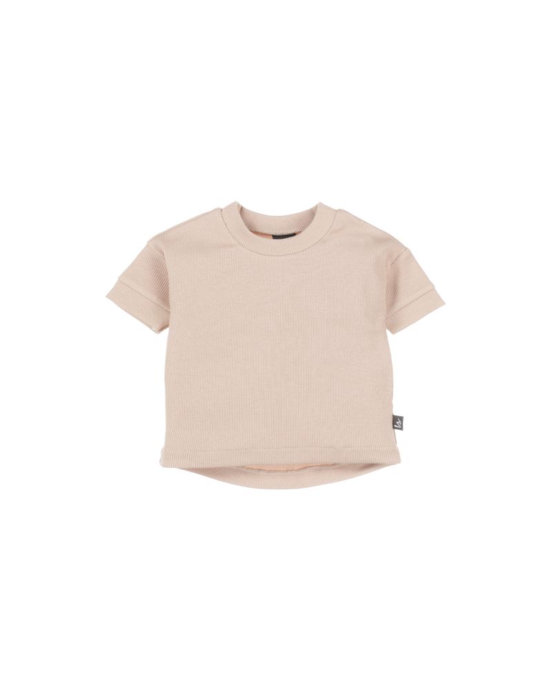 Oversized t-shirt rib (almond)