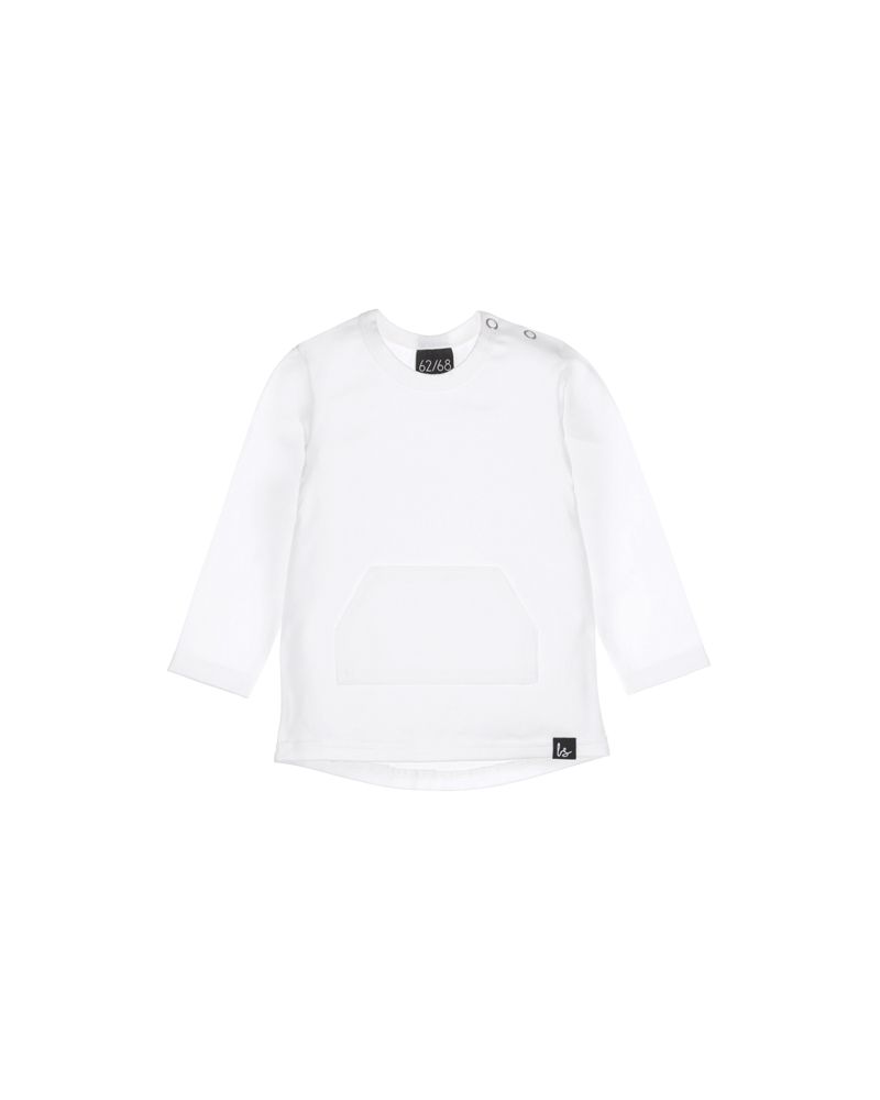 Pocket longsleeve white