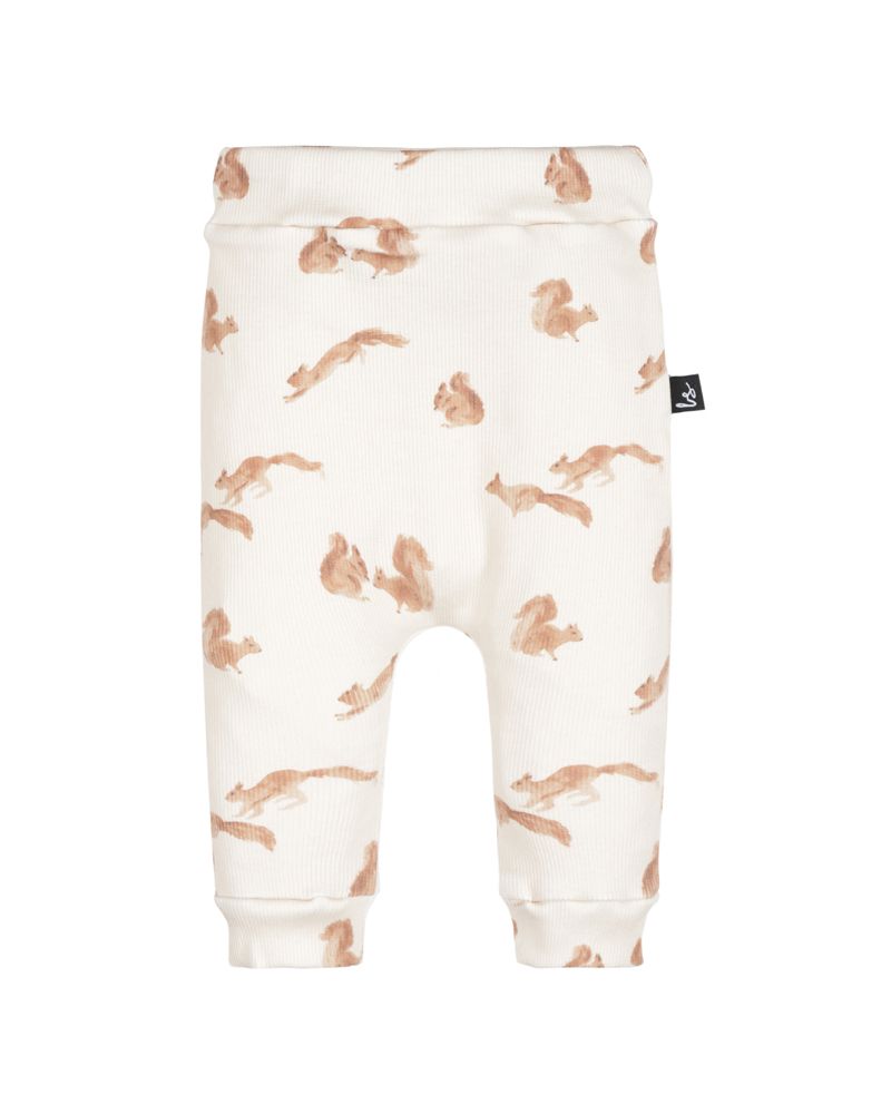 Rib jersey broekje Squirrels