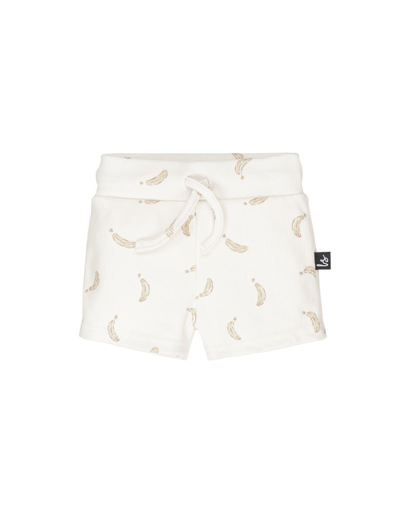 Rib jersey short bananas