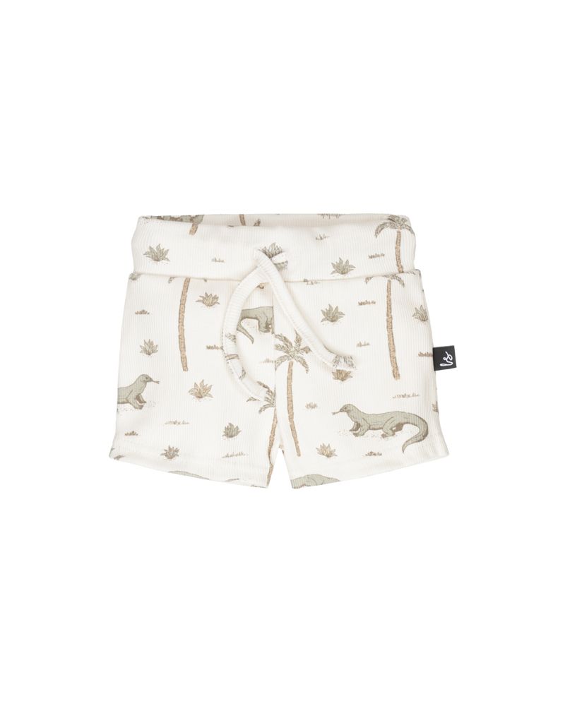Rib jersey short comodo