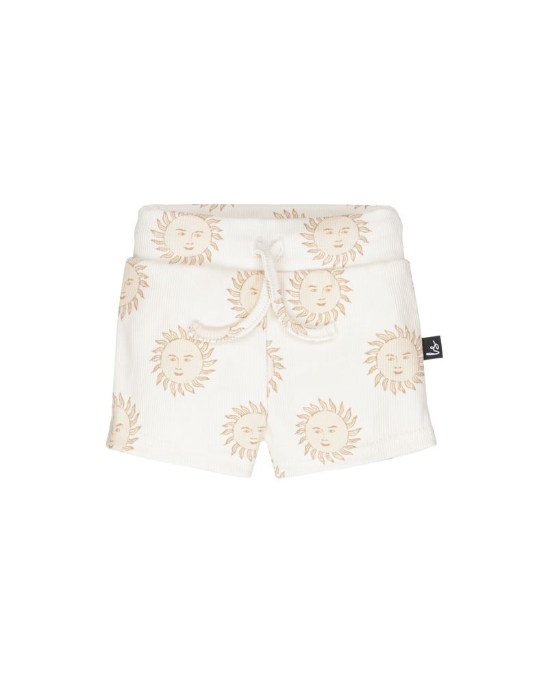 Rib jersey short sunny