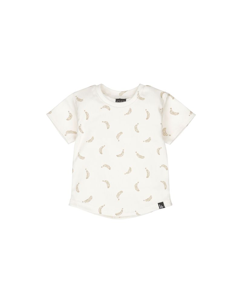 Rib jersey t-shirt bananas