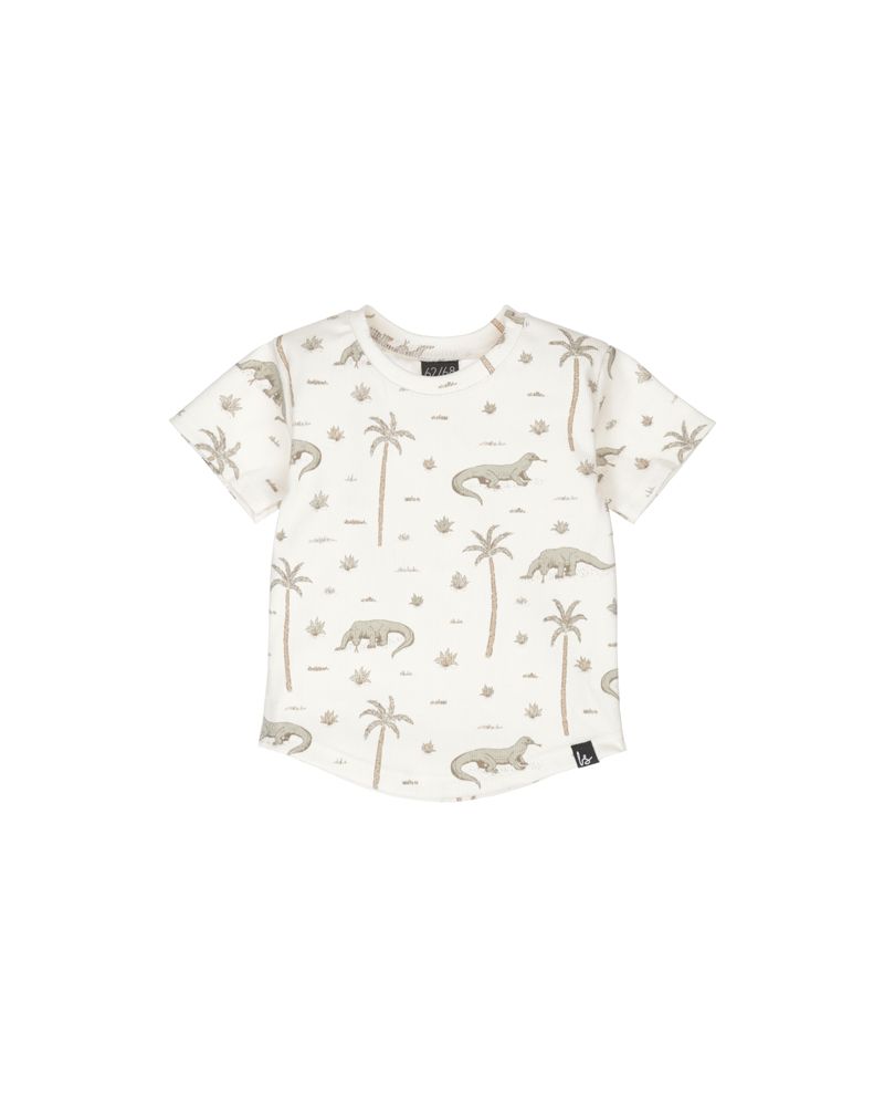 Rib jersey t-shirt comodo