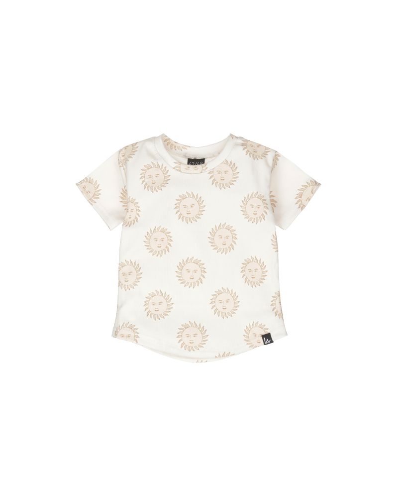 Rib jersey t-shirt sunny