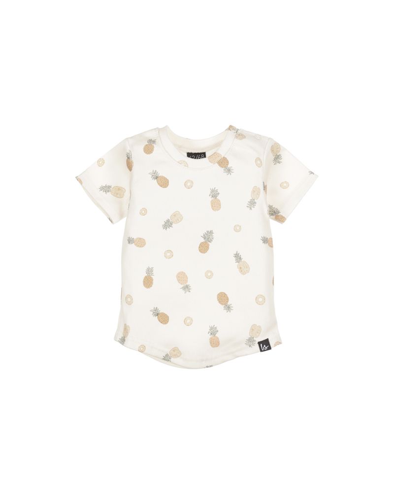 Rib jersey t-shirt sweet pineapples