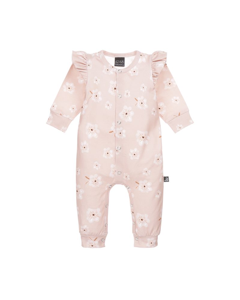 Ruffle boxpakje rose blossom flowers (dusty pink) 