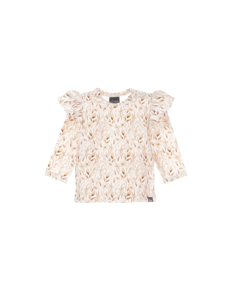 Ruffle longsleeve autumn leaves