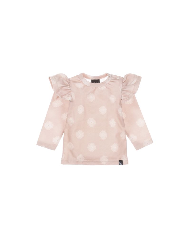 Ruffle longsleeve magnolia (sand)