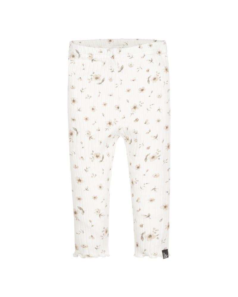 Ruffles pants floral anna offwhite