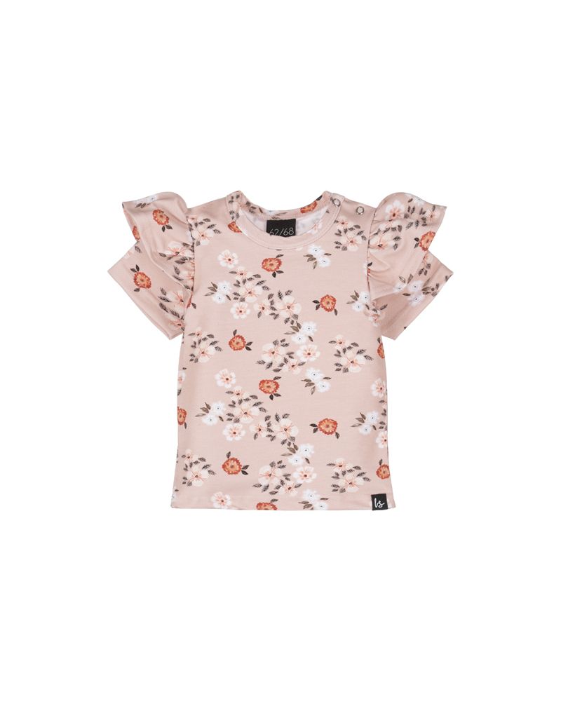 Ruffle t-shirt romantic blossom