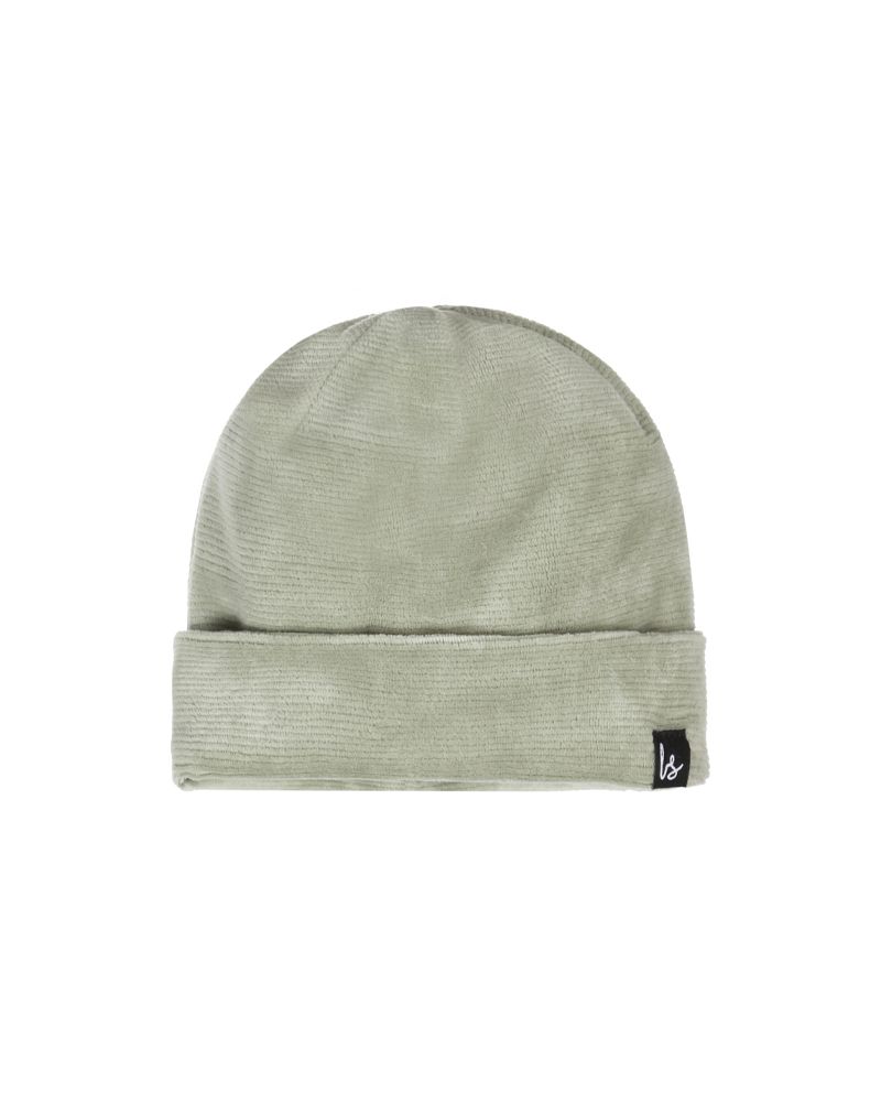 Soft rib beanie dusty green