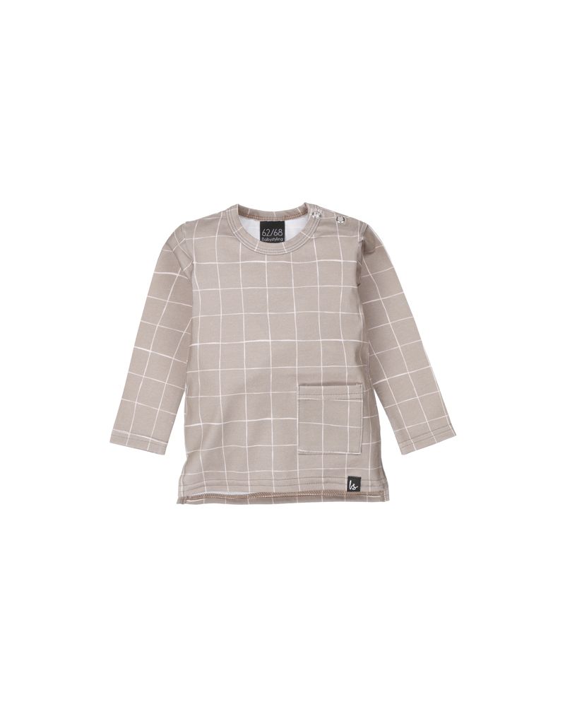 Split longsleeve grid (kaki)