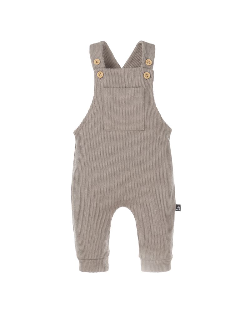 Subtly knitted tuinpakje (light oak)