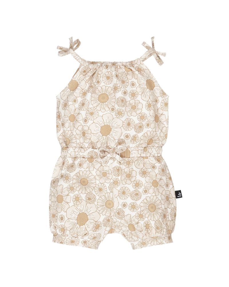 Summer onesie beach flowers