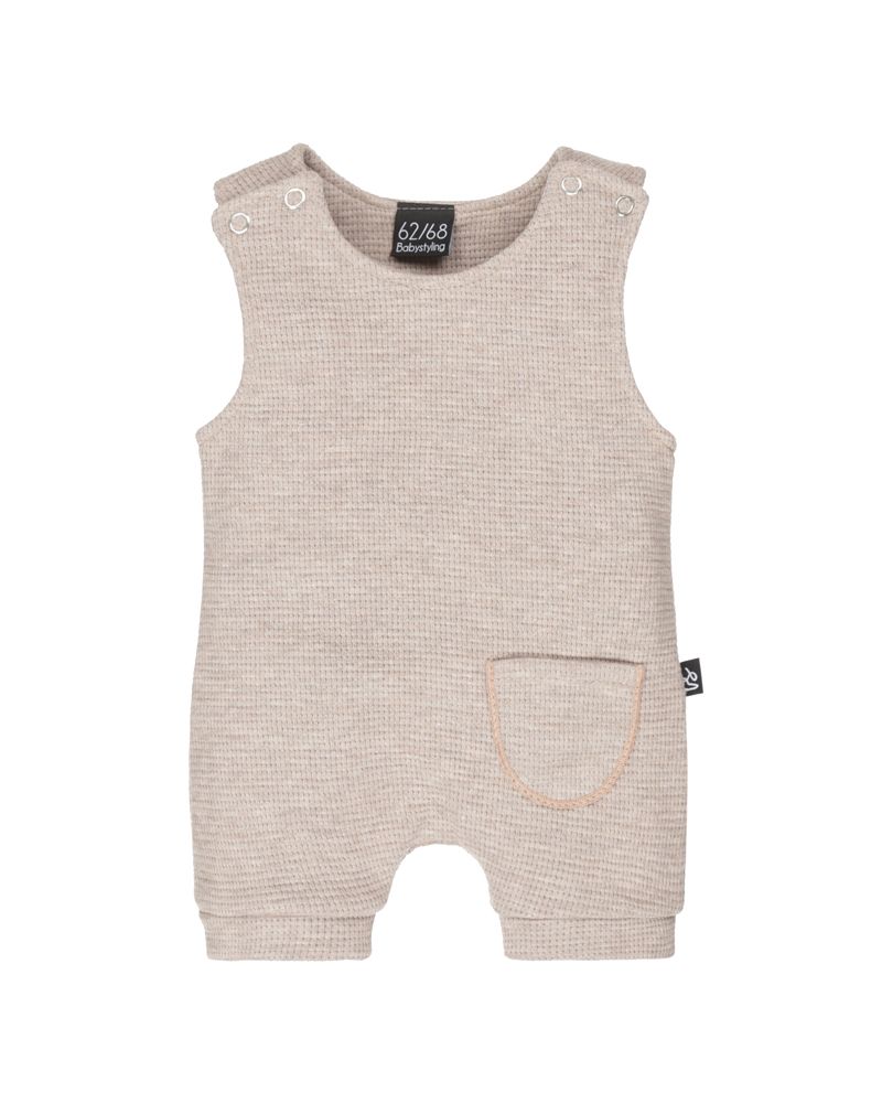 Summer onesie wafel (bruin)