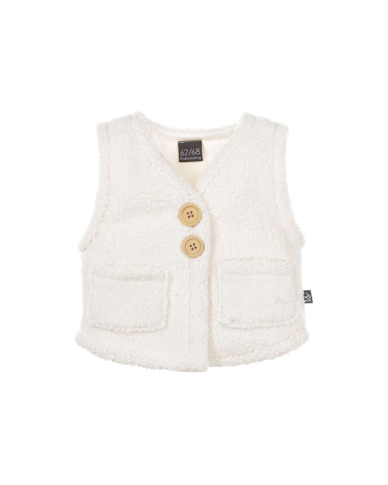 Teddy bodywarmer (ecru)