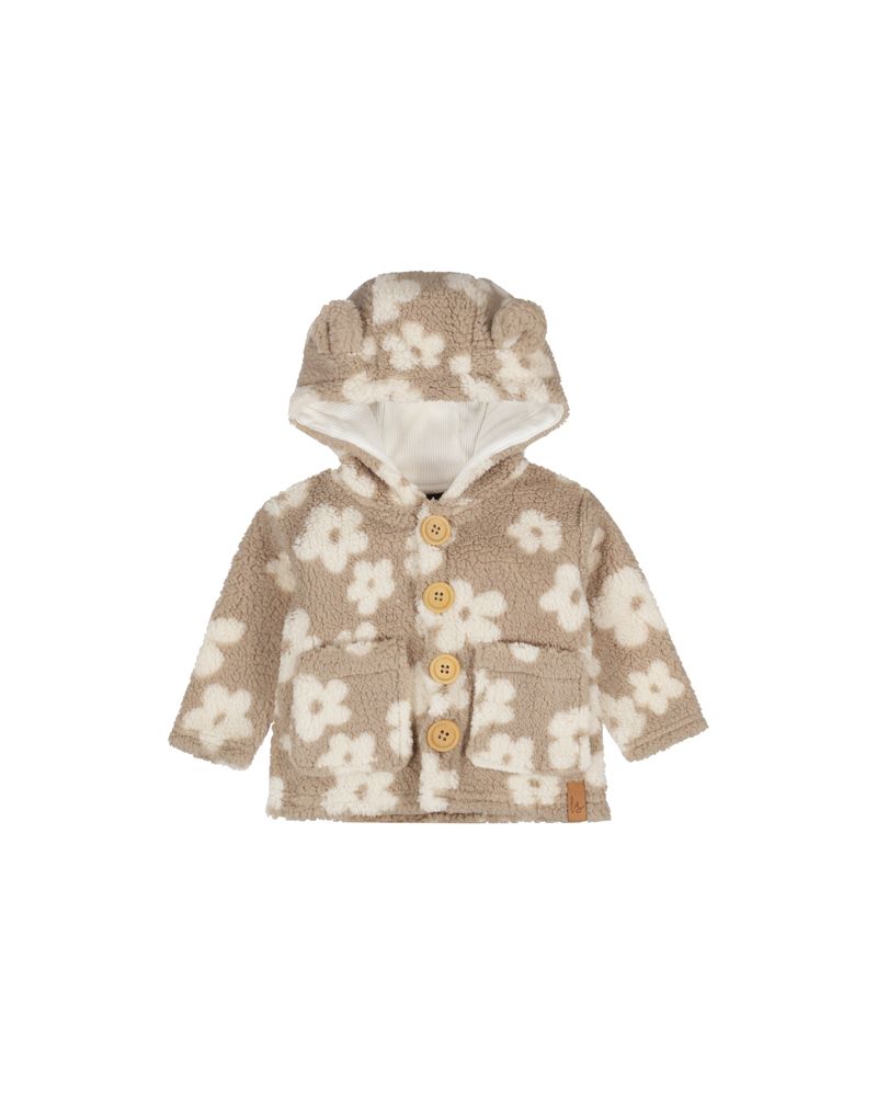 Teddy jacket flowers
