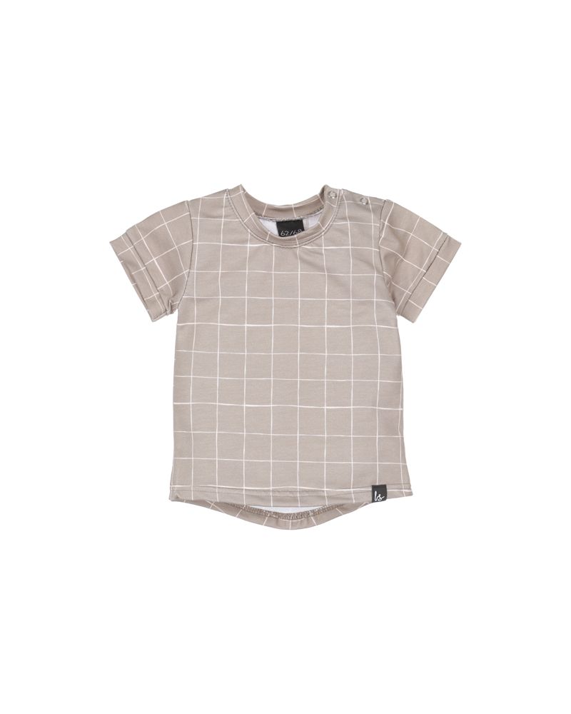 T-shirt grid (kaki)
