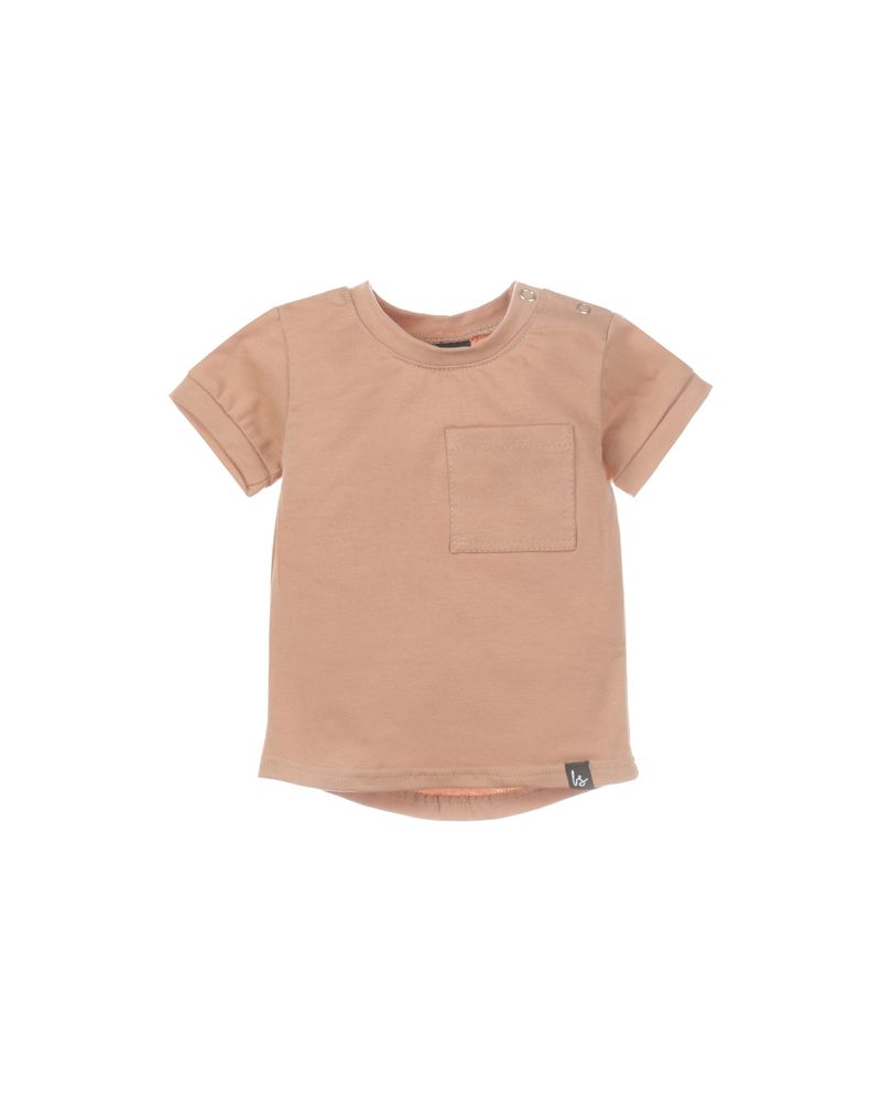 T-shirt small pocket (camel)